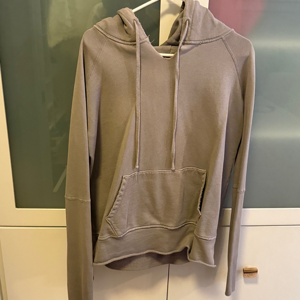Nili Lotan Light Gray Janie Hoodie